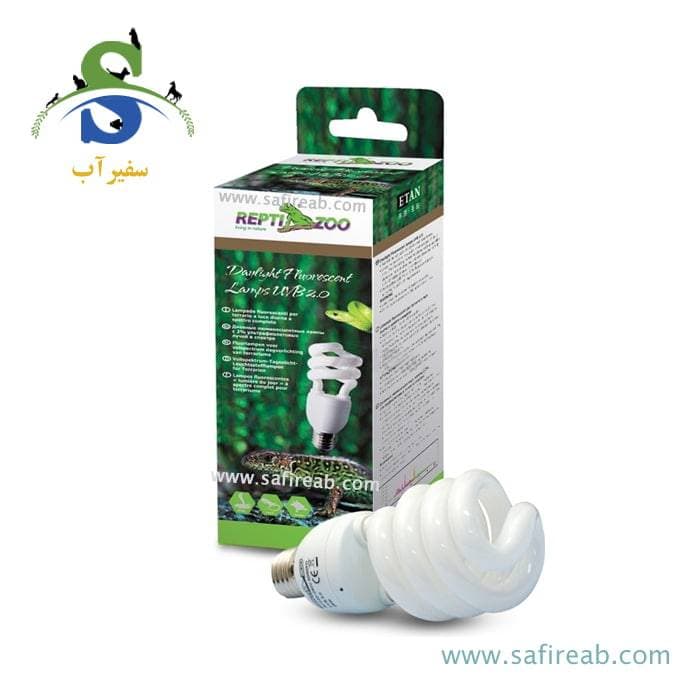 لامپ UVB 2.0 فلورسنت روزانه خزندگان رپتی زوو