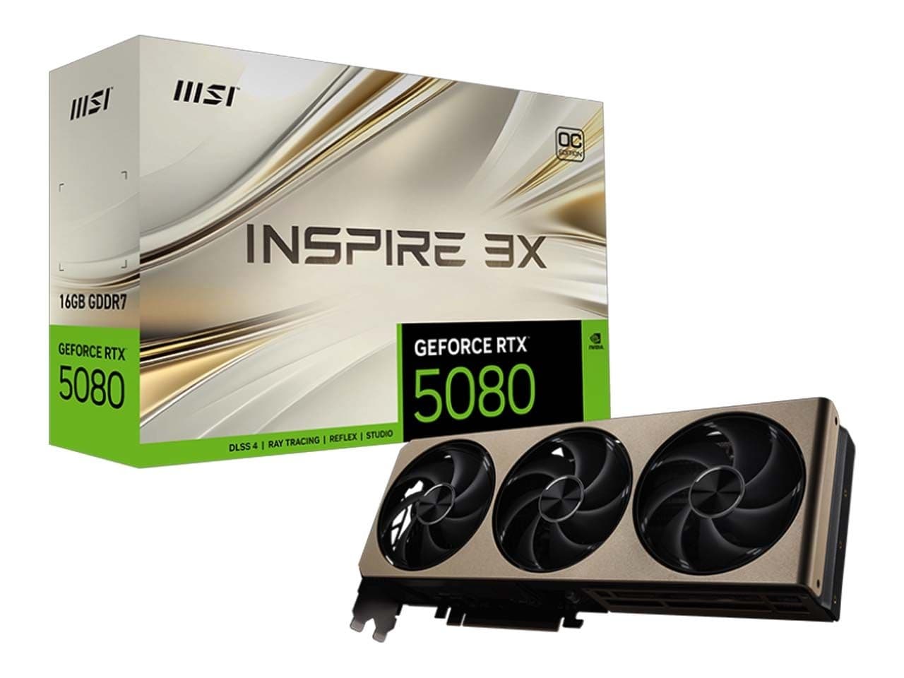 کارت گرافیک ام اس آی مدل MSI GeForce RTX 5080 16G INSPIRE 3X OC
