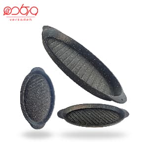 استیک پز چدنی بیضی وارمی