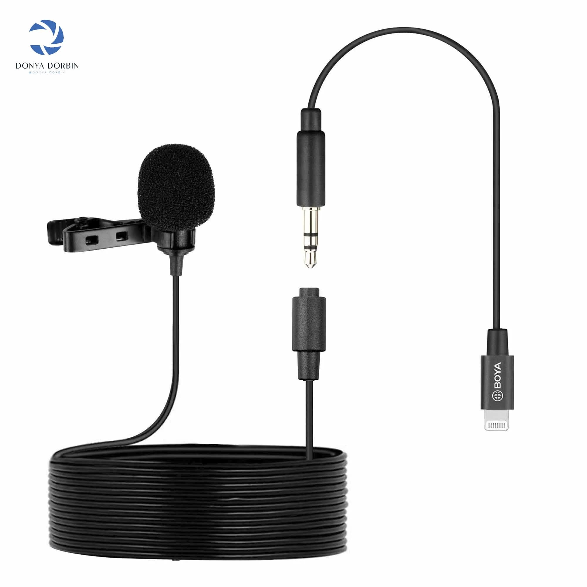 میکروفن یقه ای بویا BOYA BY-M2 Microphone For IOS