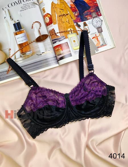 سوتین تک گیپوری زمرد (بنفش)