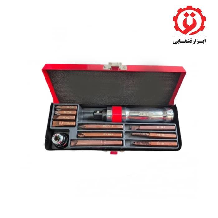 پیچ گوشتی تقه ای قرمز هیتون