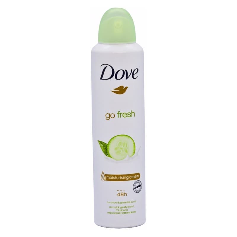 اسپری بدن داو مدل Go Fresh (خیار) حجم 250 میل - هند