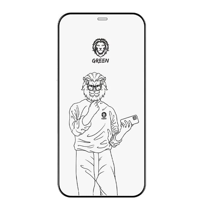 گلس گوشی اپل IPhone 14 pro max گرین لاین مد‌ل 9H STEVE