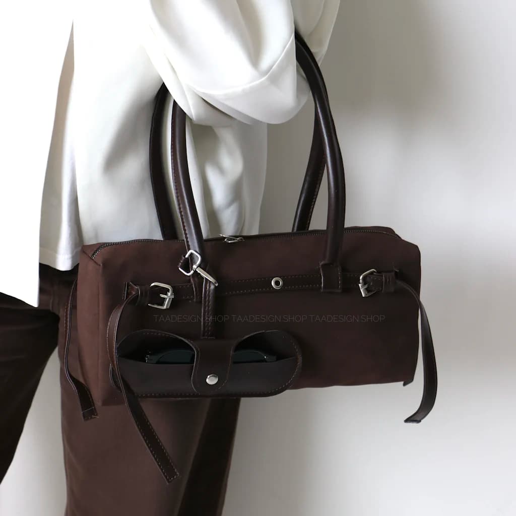 کیف زنانه دوشی - دستی مدل راوان جیر