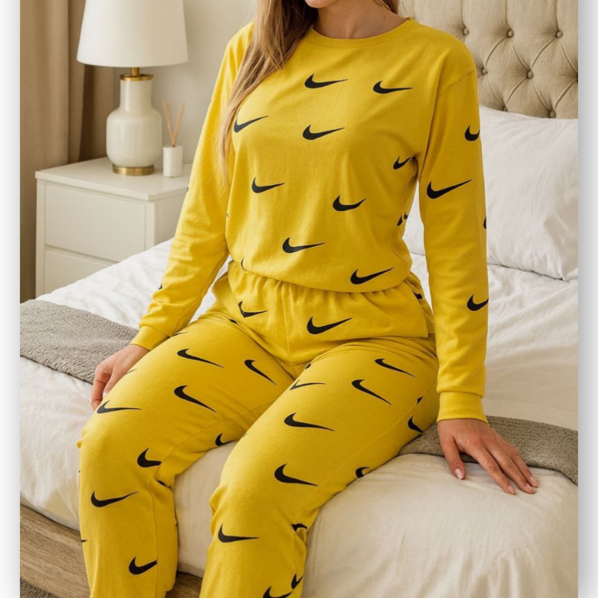 بلوز و شلوار چاپ نایکی (پک 6 عددی)