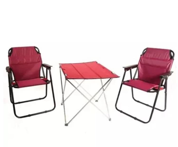 میز و صندلی مسافرتی تاشو (ست ۲ نفره)