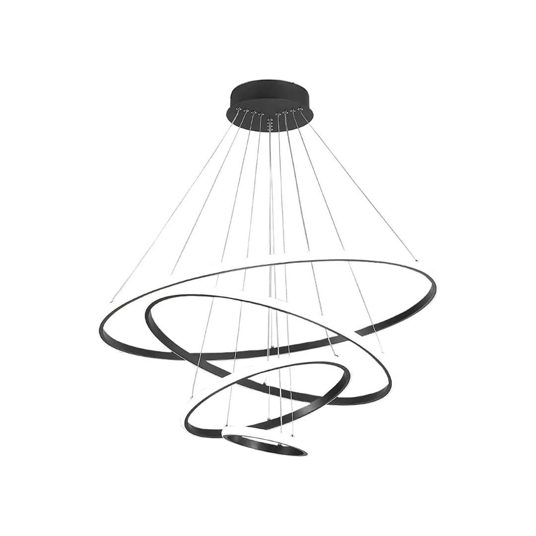 لوستر مدرن سقفی اتاق چشمه نور مدل A6361/4 ریموت دار