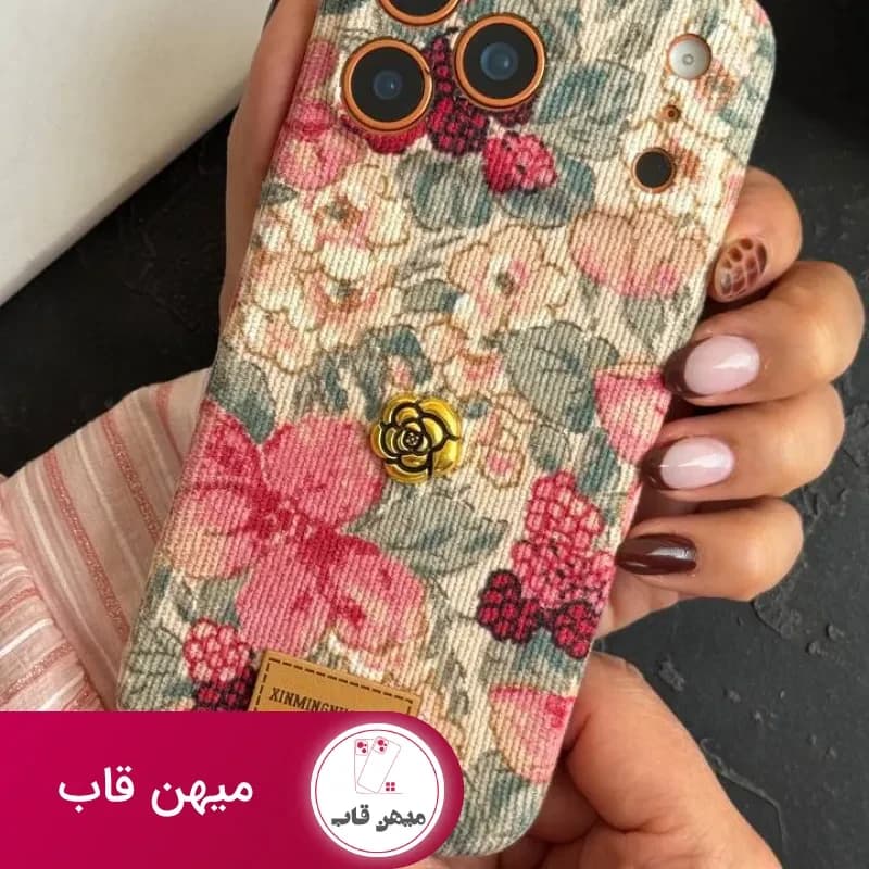 قاب موبایل آیفون گوچی فلاور کبریتی پارچه ای - کد (۱۳۱۳۷۲)