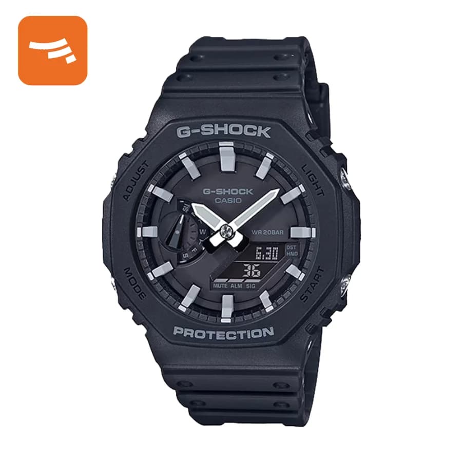 ساعت مچی عقربه ای و دیجیتال کاسیو G-SHOCK مدل GA-2100-1A