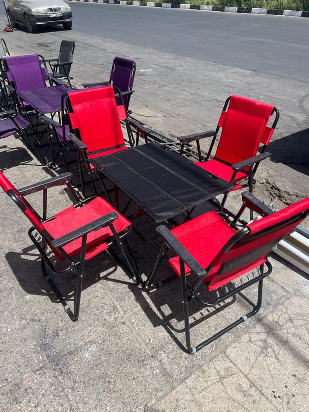 میز و صندلی تاشو مسافرتی ست ۴نفره