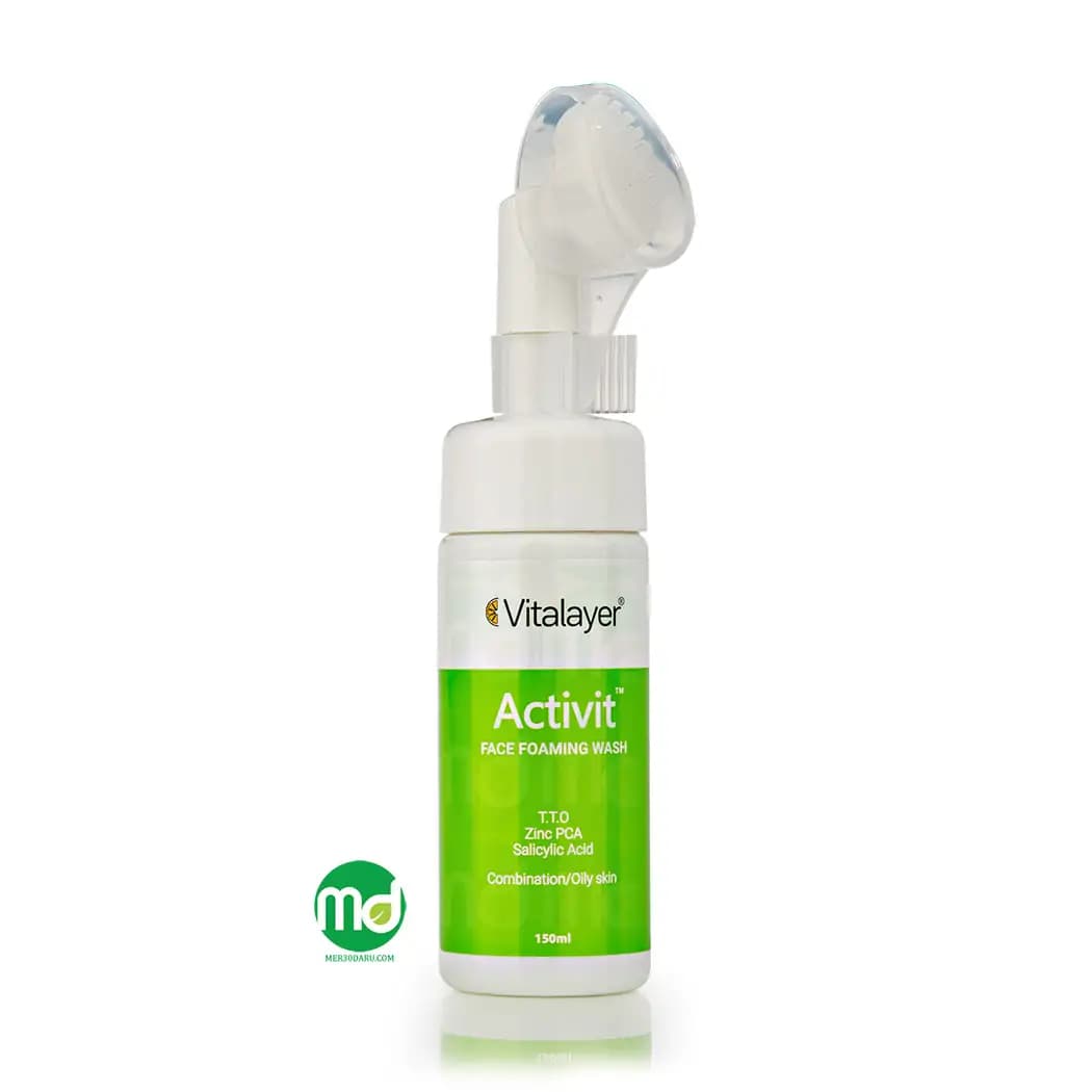 فوم پاک کننده صورت ویتالیر مدل اکتی ویت