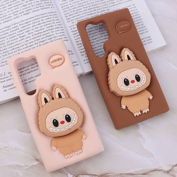 قاب سیلیکونی پاپ سوکت دار لبوبو Samsung S24 Ultra