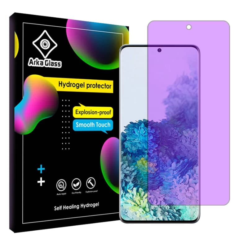 محافظ صفحه نمایش آنتی پرپل گوشی سامسونگ Galaxy S20 Plus آرکا گلس مدل Tough