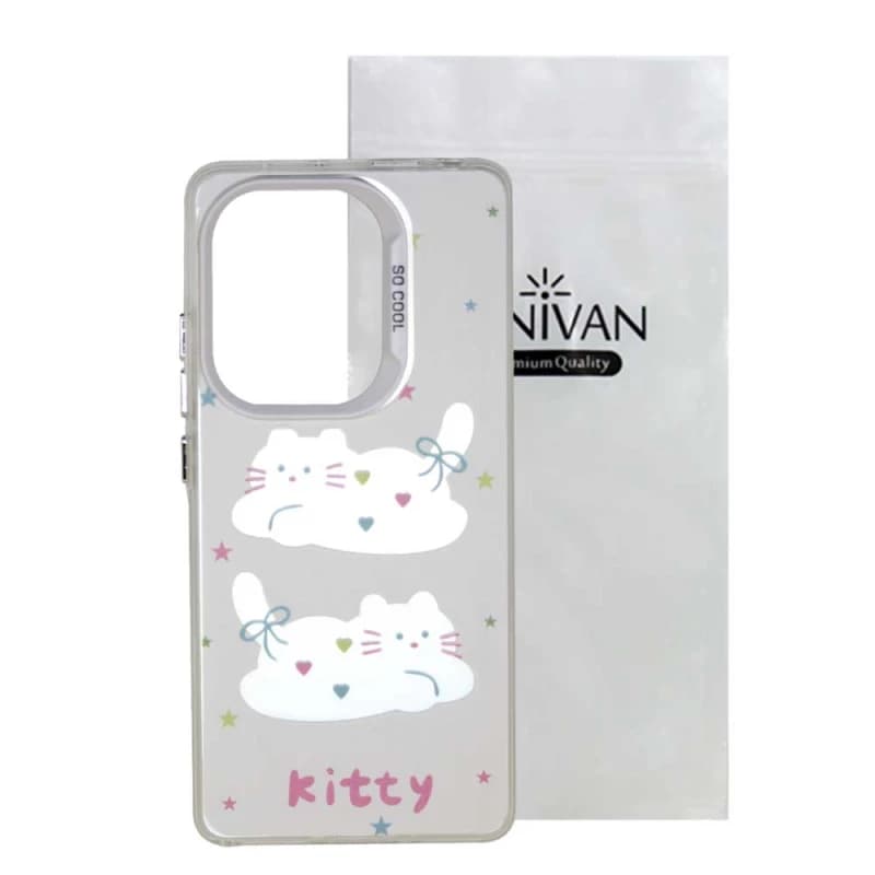 کاور گوشی شیائومی Redmi Note 13 4G سانیوان مدل فانتزی طرح گربه Kitty