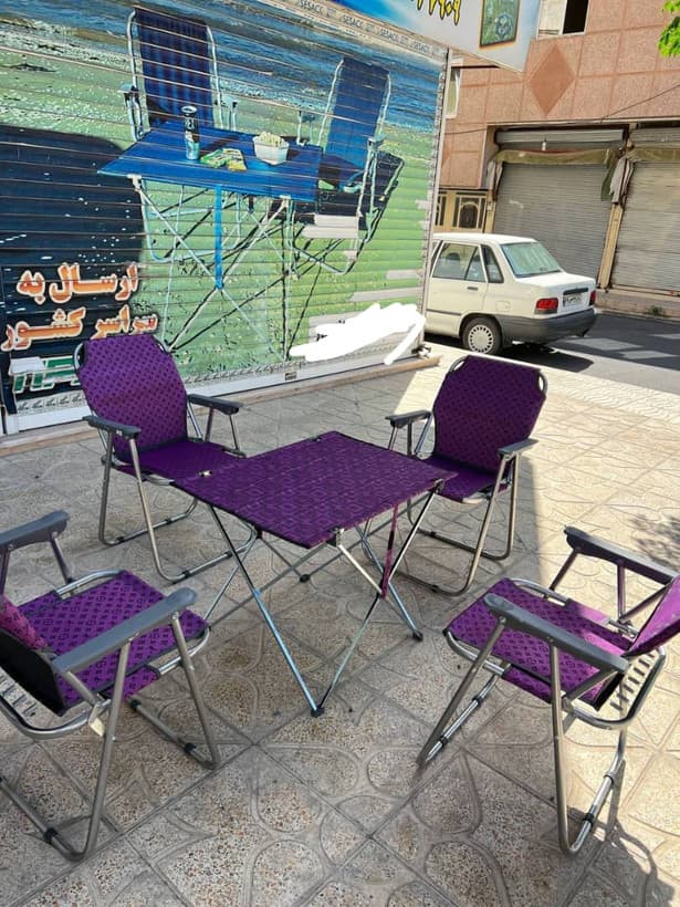 ست میز و صندلی مسافرتی تاشو