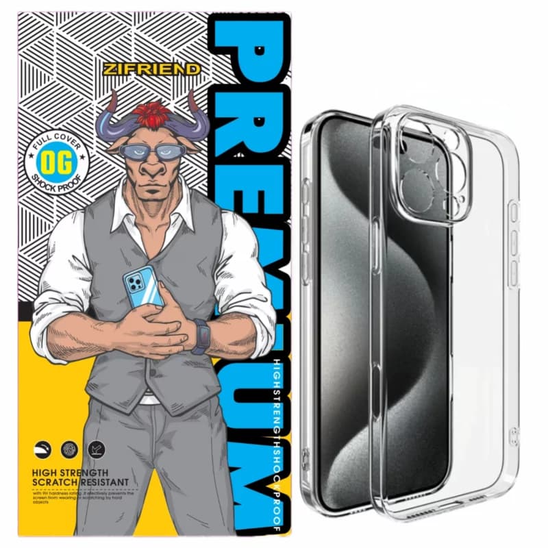 کاور گوشی اپل iPhone 16 Pro Max زیفرند مدل ژله ای