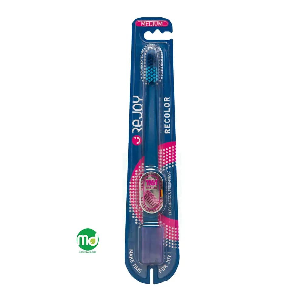 مسواک با برس متوسط ریجوی مدل RECOLOR کد 716