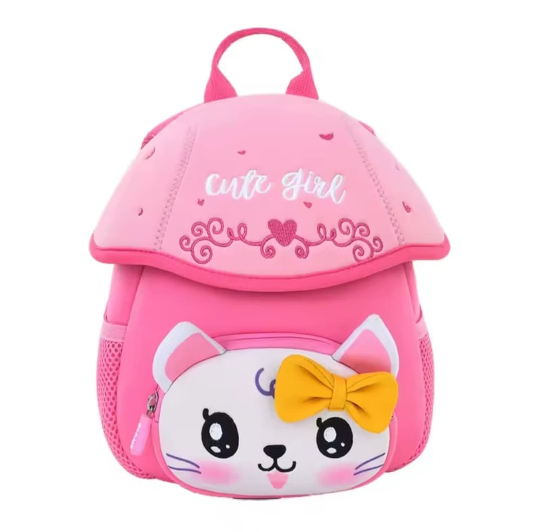 کوله‌پشتی کودک طرح گربه برند ZMbaby کد 6008