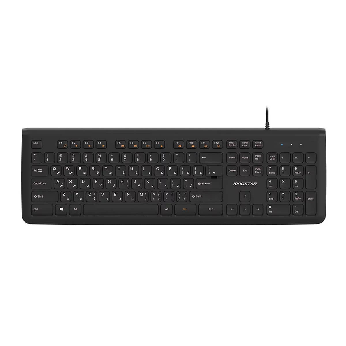 کیبورد با سیم کینگ استار مدل KB75