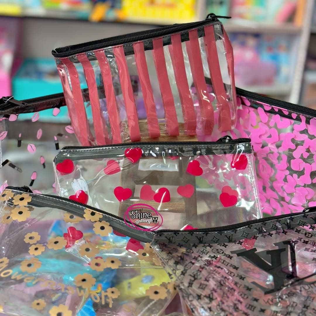 کیف آرایشی طلقی شفاف