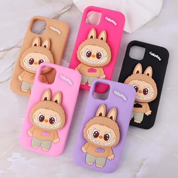 قاب سیلیکونی پاپ سوکت دار لبوبو iPhone 11 Pro Max