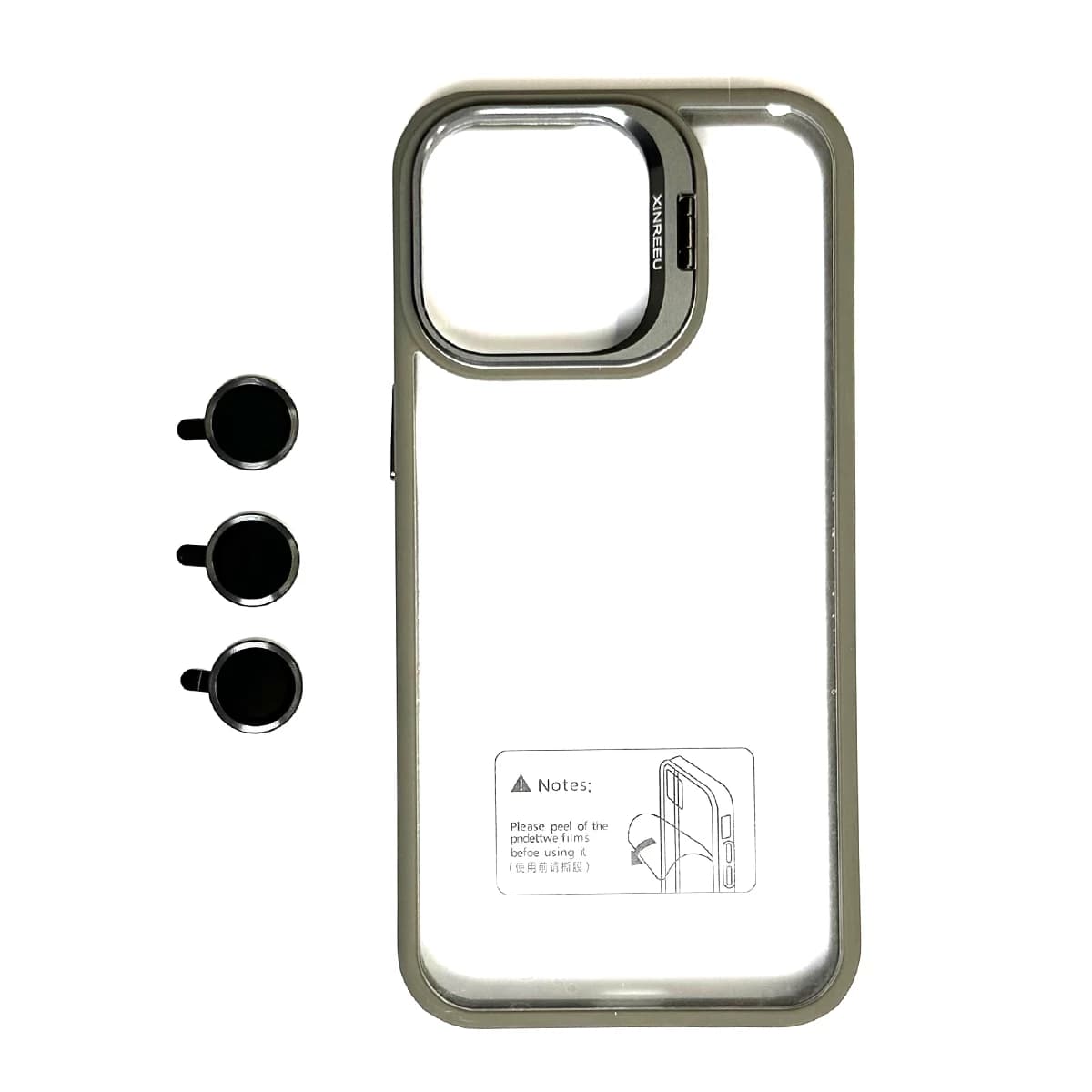 کاور گوشی اپل iPhone 14 Pro مدل XINREEU همراه با محافظ لنز