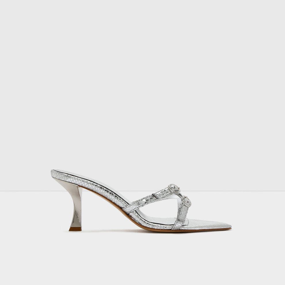 دمپایی زنانه پاشنه بلند نقره‌ای آلدو LEYNA-TR – ALDO