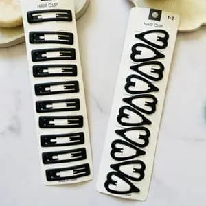 تق_تقی مشکی پک ده عددی قلبی و مستطیل