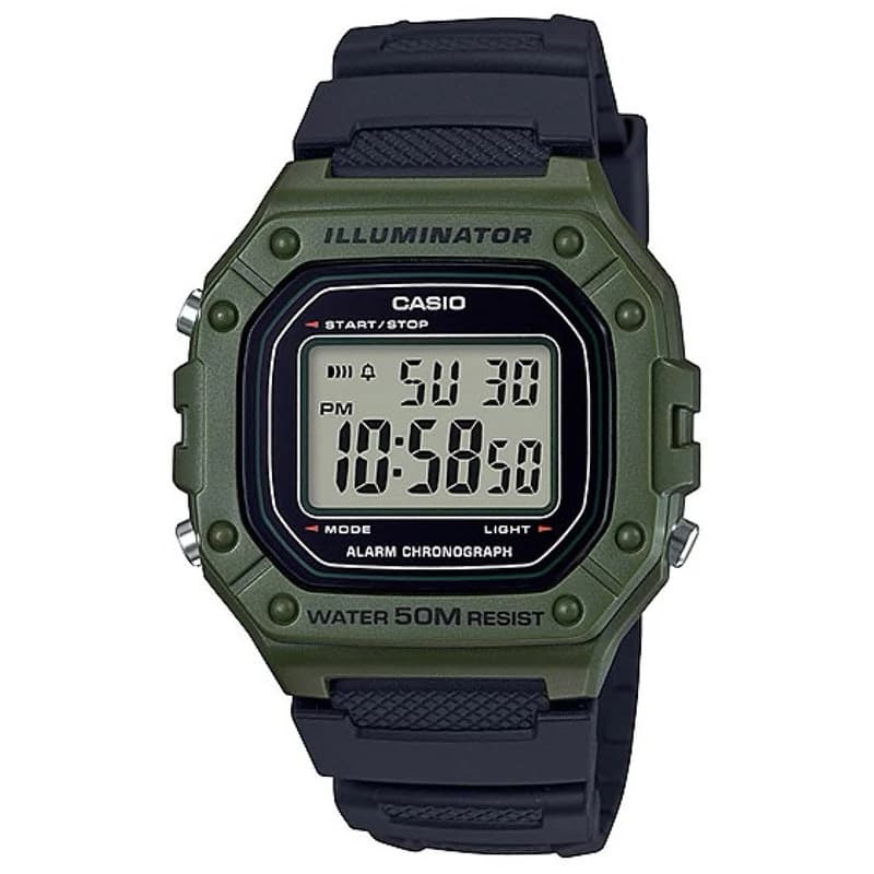 ساعت دیجیتال مردانه کاسیو مدل W-218H-3AVDF