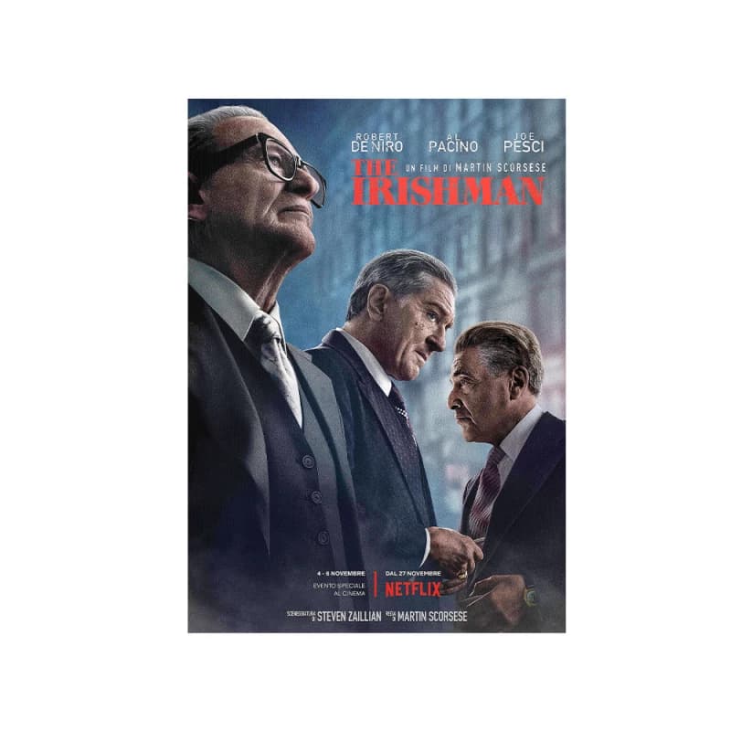 متال پوستر فیلم طرح Irishman کد PCD-MB1118