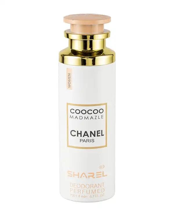 اسپری دئودورانت زنانه شارل Sharel مدل Coocoo Madmazle حجم 200ml