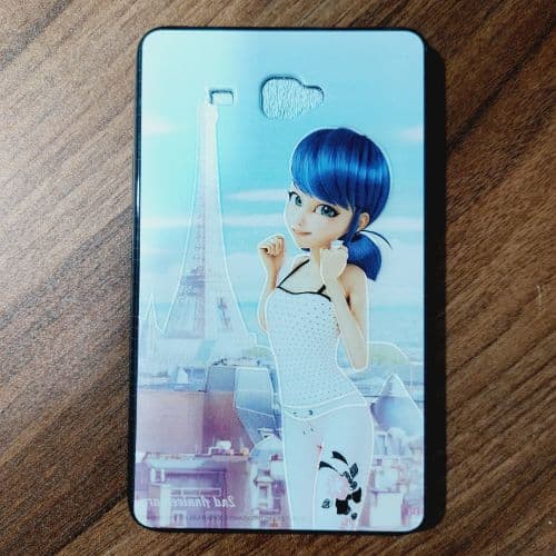 قاب طرح دار تبلت سامسونگ TAB A 10.1 2016 SM-P580 / P585 طرح دختر کفشدوزکی