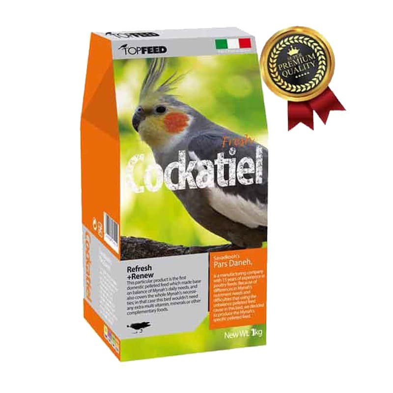 پلت ویژه عروس هلندی تاپ فید مدل Cockatiels Nuts وزن 1 کیلوگرم