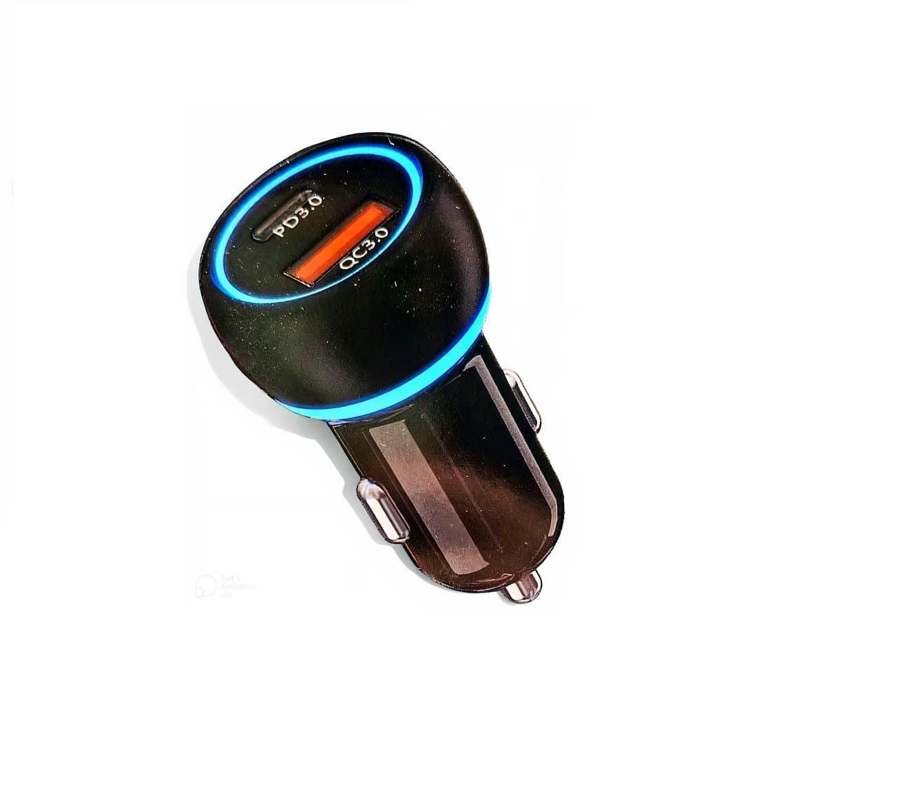 شارژر فندکی VSMART VS-130 با خروجی‌های USB-A و USB-C