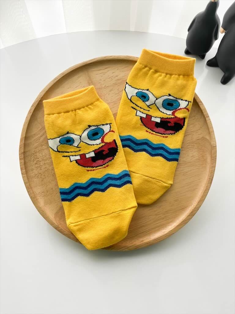 جوراب مچی تم باب اسفنجی کد 32024