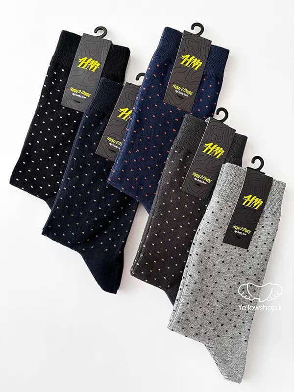 جوراب ساقدار خالخال مردانه Happy O Mappy کد 36052