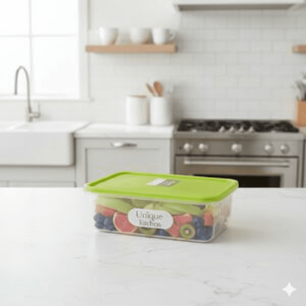 ظرف غذا فریزری مربعی 1.15 لیتر یونیک کد 2849