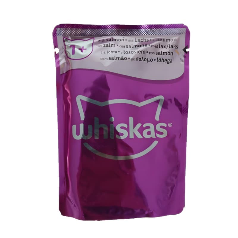 پوچ گربه بالغ ویسکاس با طعم سالمون 85 گرم