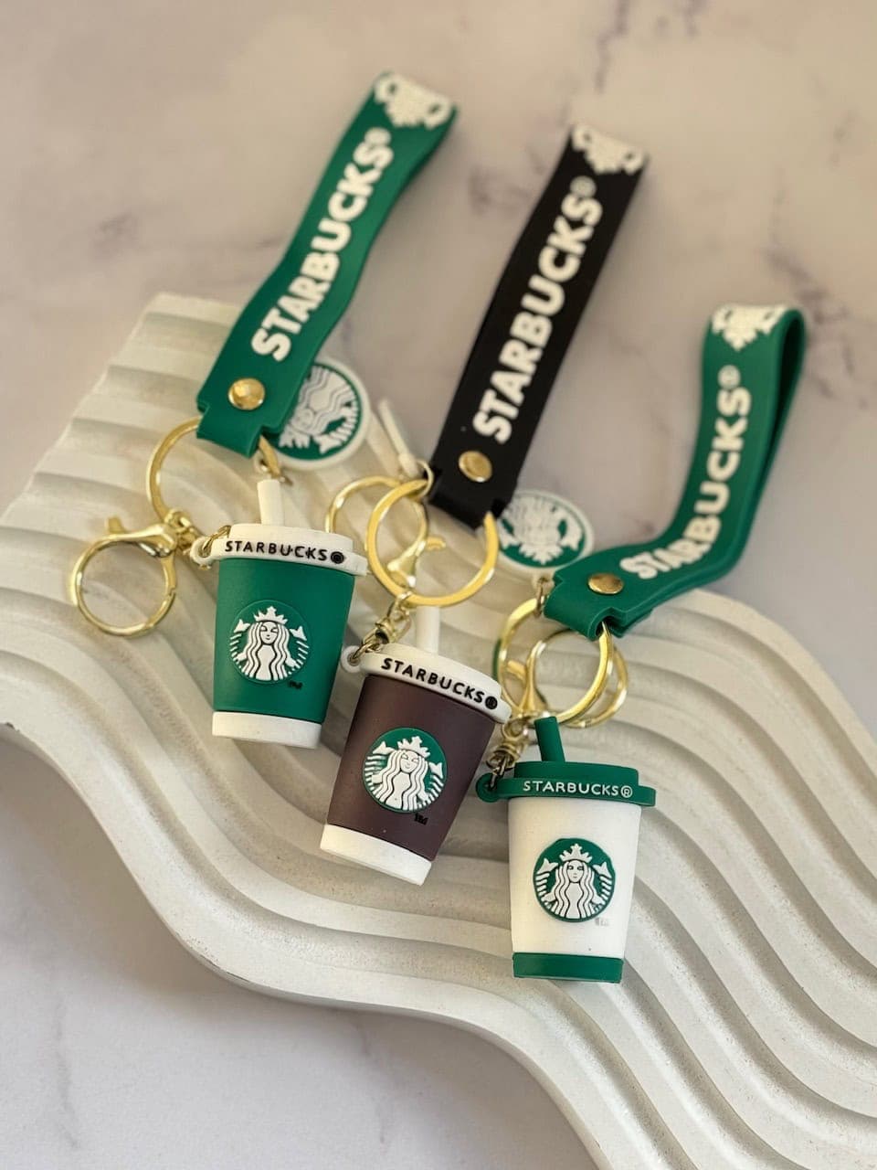 جاکلیدی سیلیکونی استارباکس لیوانی