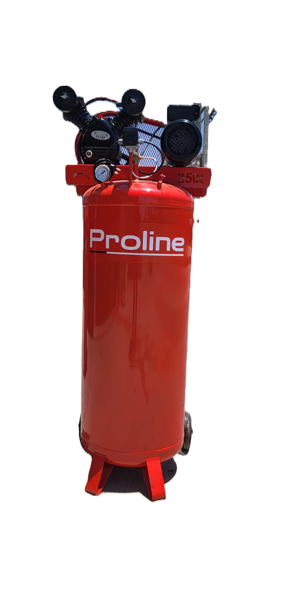 پمپ باد تسمه ای دو اسب 250 لیتری موتور خورجینی