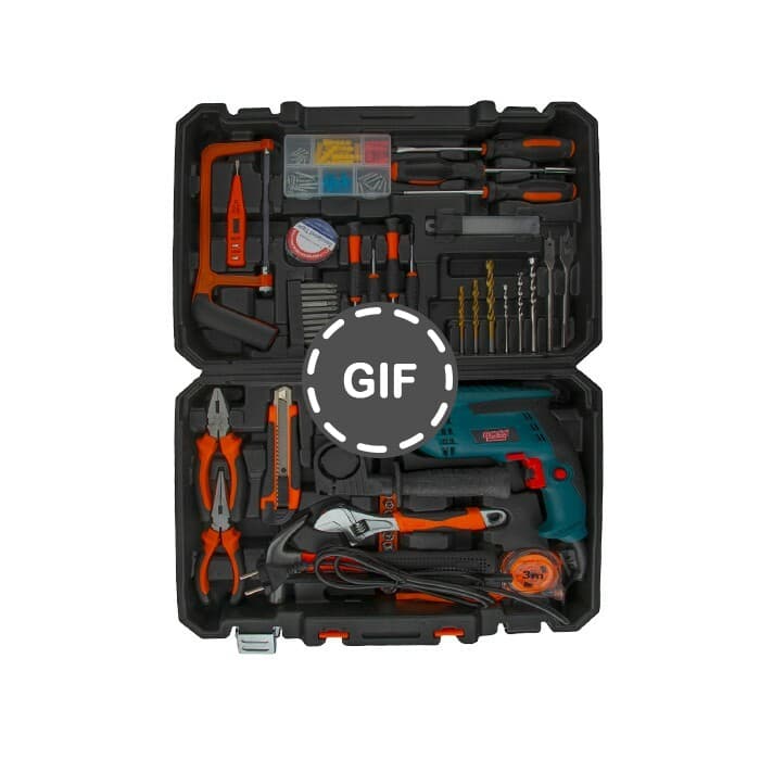 مجموعه دریل 850 واتی و ابزار باس مدل BS1308