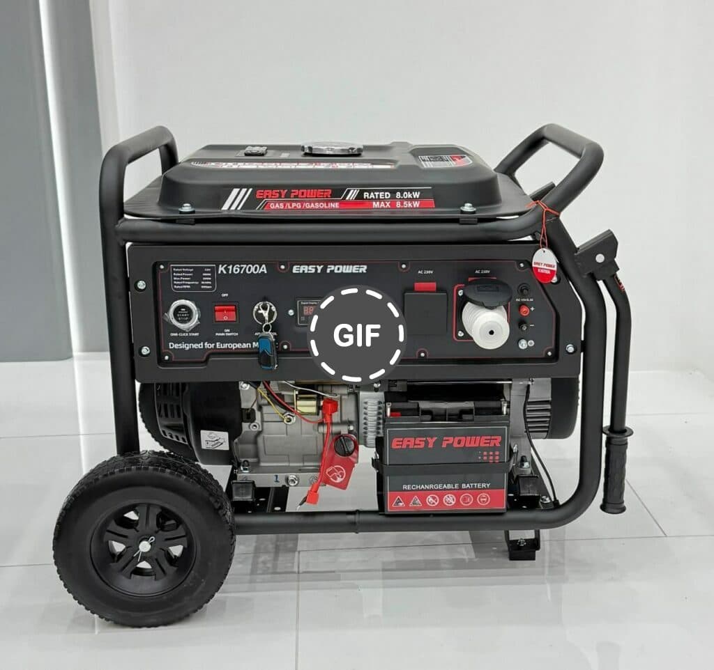 موتور برق سه گانه سوز ۸/۵ کیلو وات ایزی پاور مدل K16700A