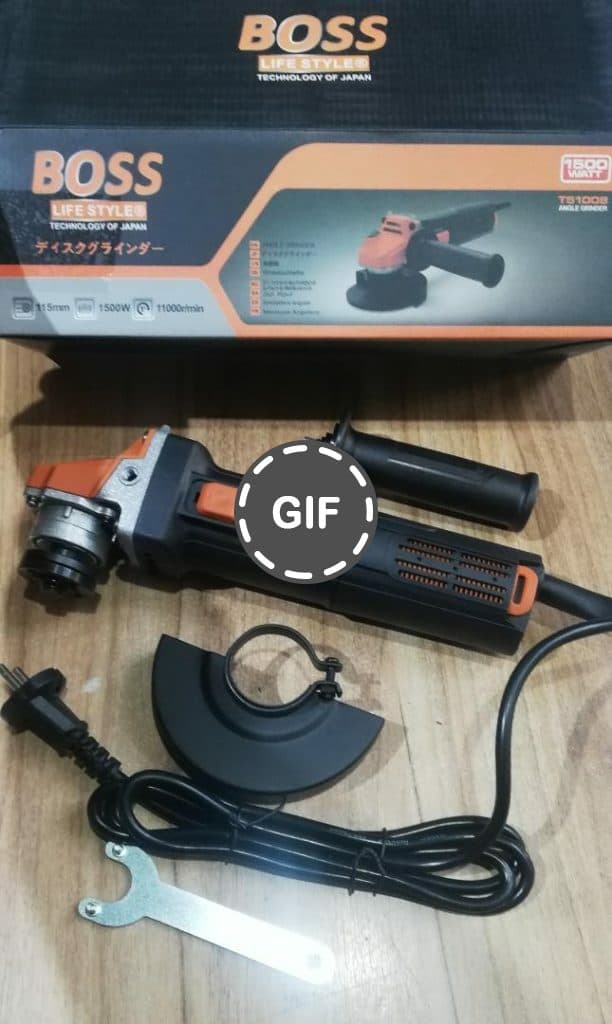 مینی فرز کلید بغل 1500 وات صنعتی باس مدل T5100B