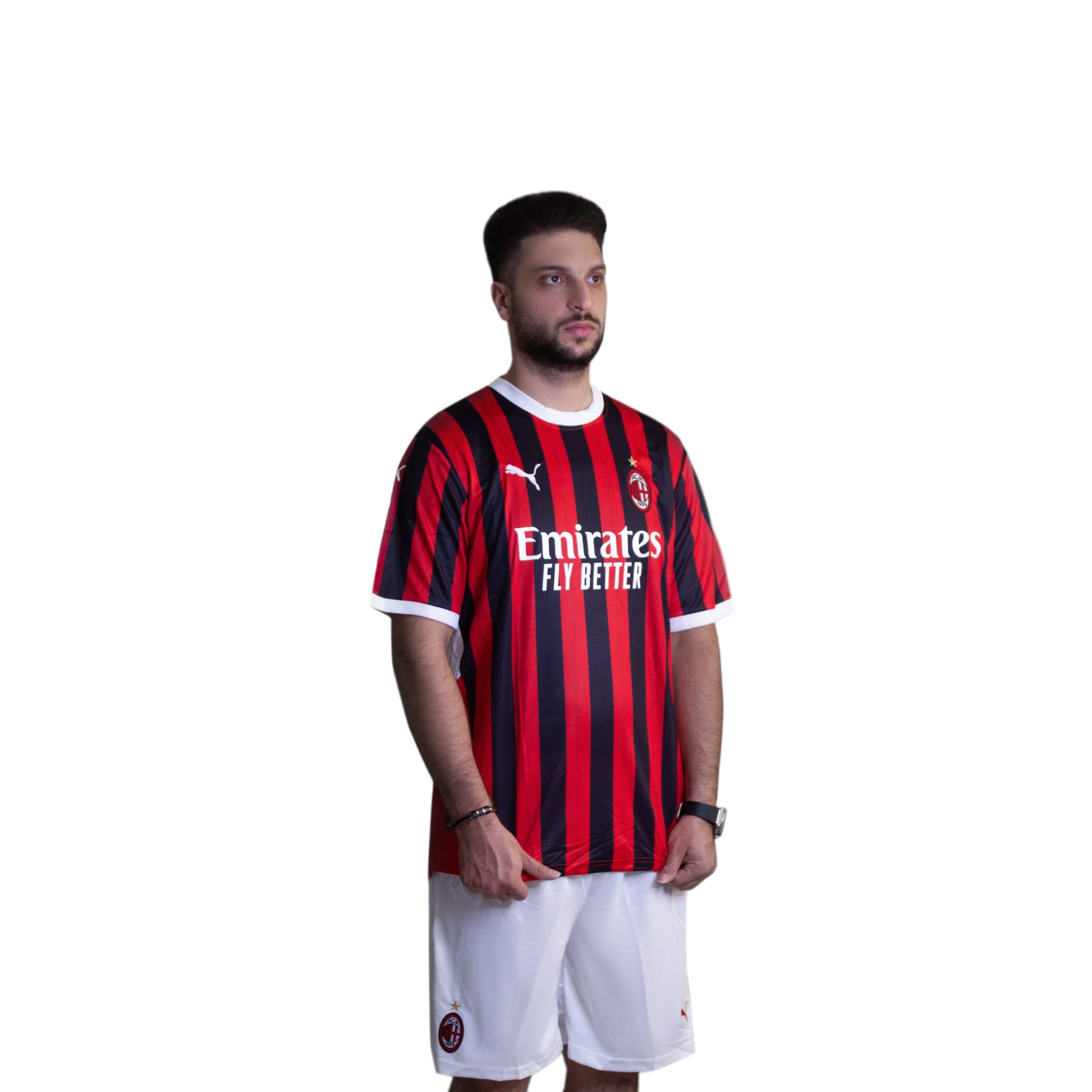 کیت اول آث میلان2025-پیراهن شورت