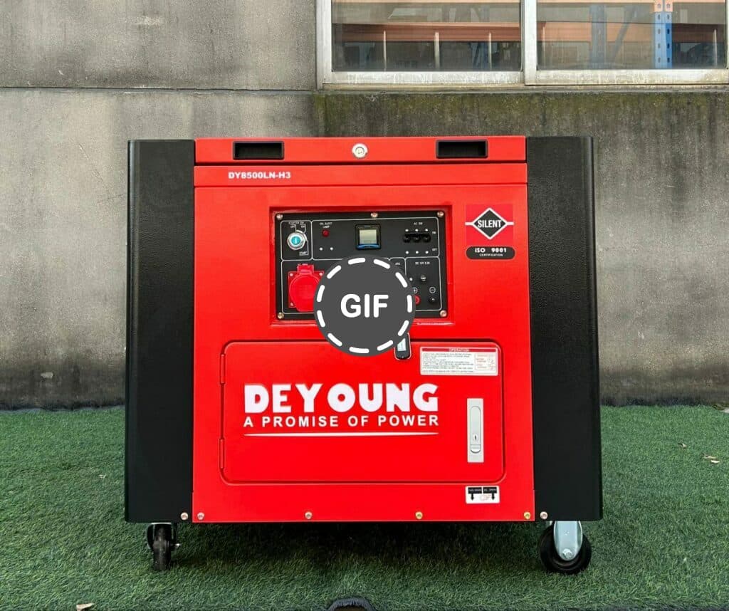 موتور برق ۸/۵ کیلووات سایلنت سه فاز دیزلی دیانگ مدل DY8500LN-H3