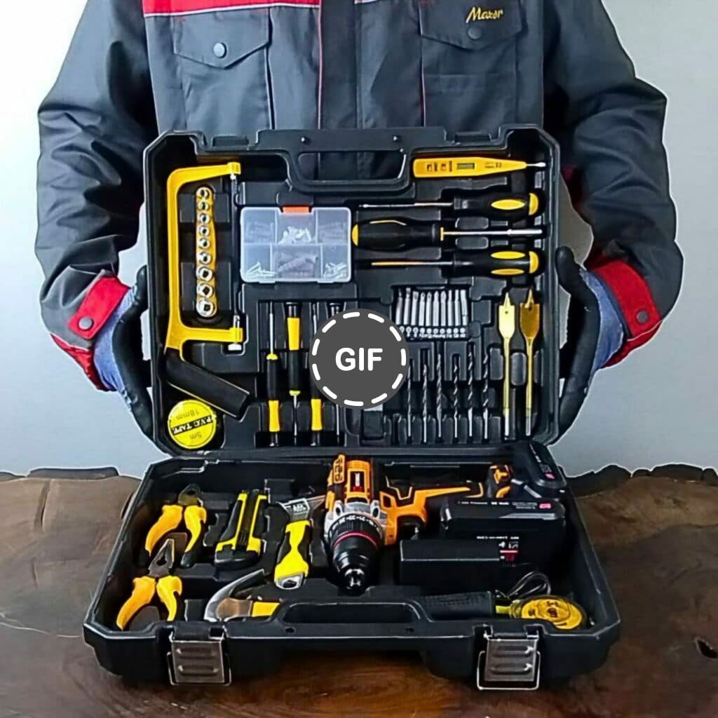 مجموعه ۱۰۰ عددی دریل شارژی طرح جدید صنعتی اینتیمکس مدل 0925