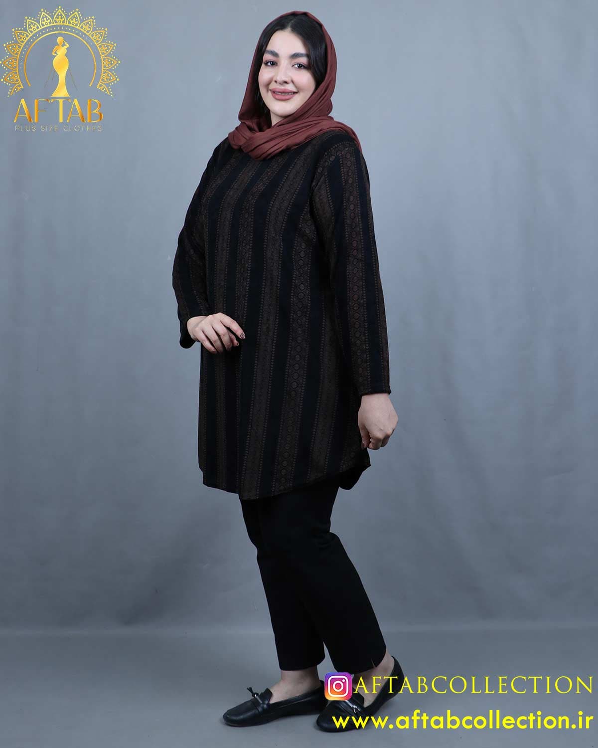 تونیک مخمل مرینوس سایزبزرگ 6195