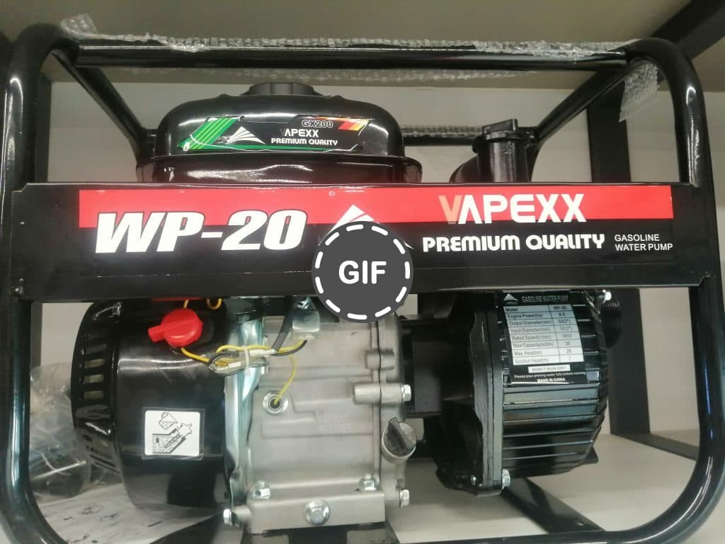 موتور پمپ آب 2 اينچ كلاسيك بنزيني اپکس طرح هندا مدل WP-20