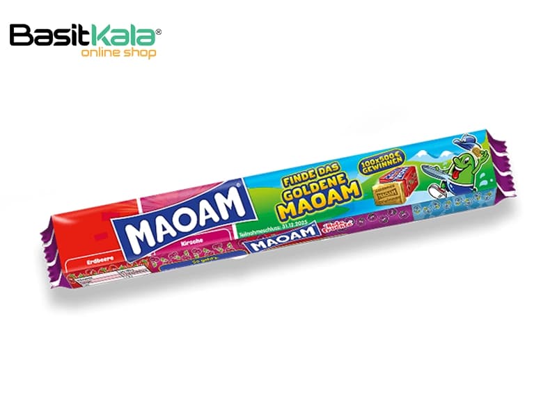 آبنبات جویدنی طعم میوه‌های قرمز مائوم ۱۱۰ گرم هاریبو